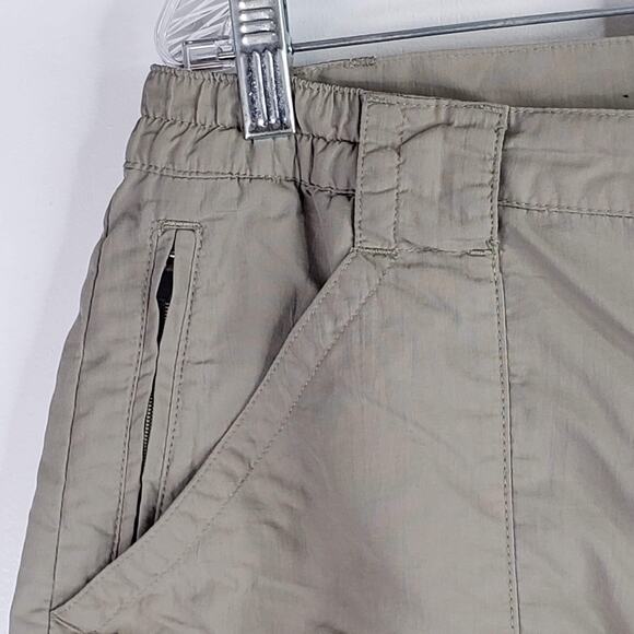 LL Bean Pants Cargo Mens L Gorpcore Khaki Nylon Stretch Hiking Camping 36X28 - Picture 9 of 10